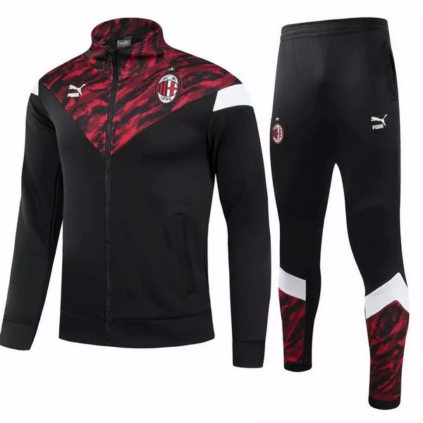 Tuta Calcio AC Milan 21/22 Nero Rosso